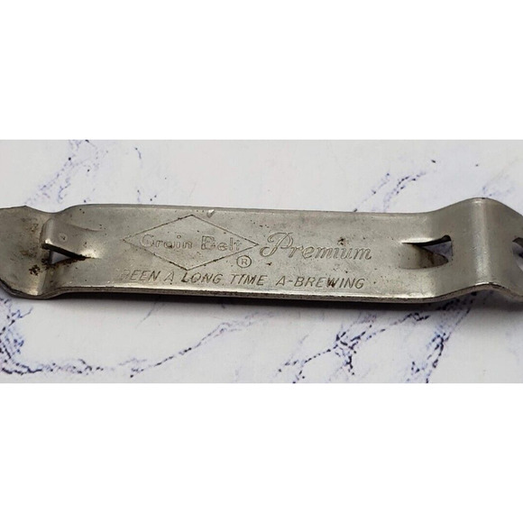 Vintage Grain Belt Premium Diamond Clear Brewing Beer Bottle Opener Advertising - Picture 3 of 4